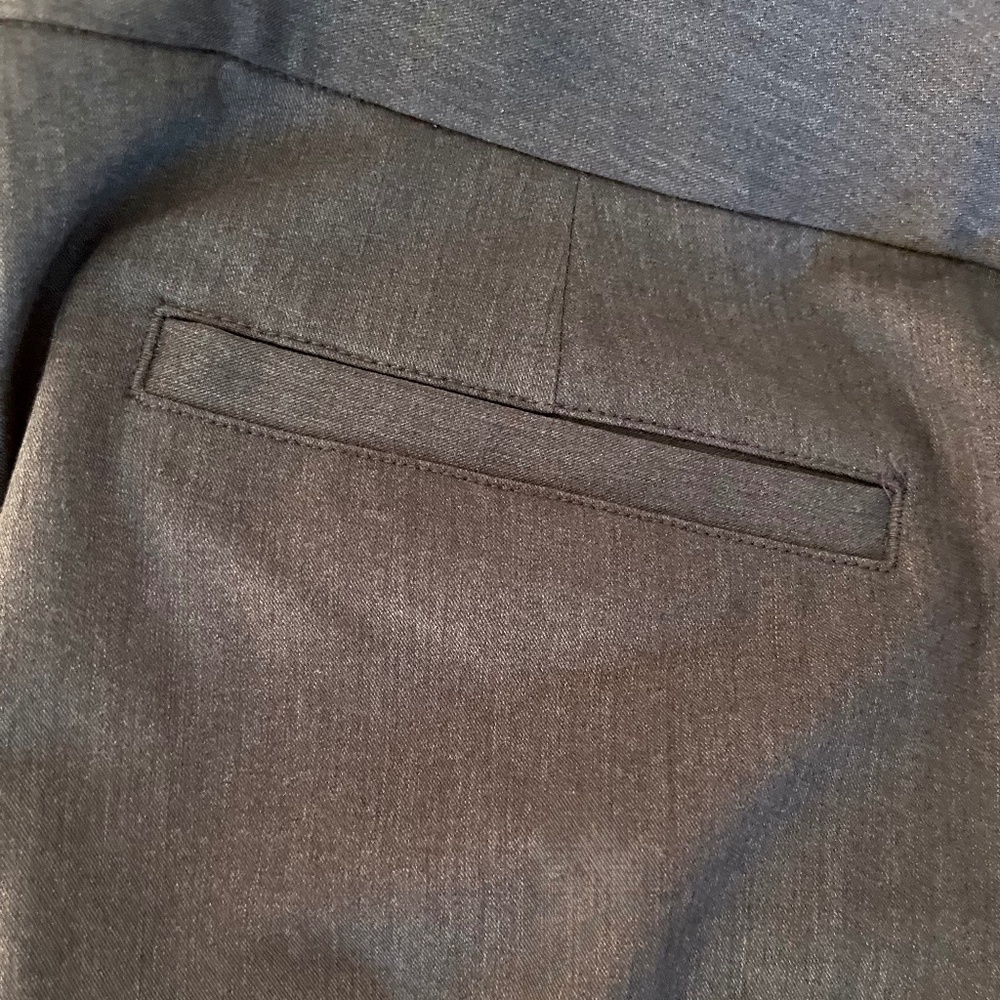 Liz Claiborne Charcoal Gray Audra Career Trousers 14 NWT